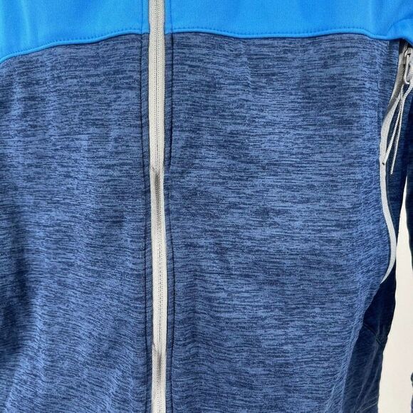 Under Armour Spring Gammut Jacket Blue Full Zip Hooded Mens Size Large Outdoor - Picture 6 of 8
